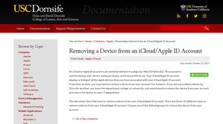 Removing a Device from an iCloud/Apple ID Account – Dornsife ...