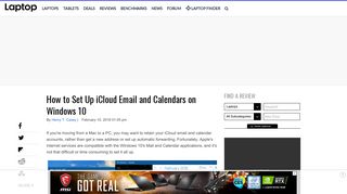 How to Set Up iCloud Email and Calendars on Windows 10