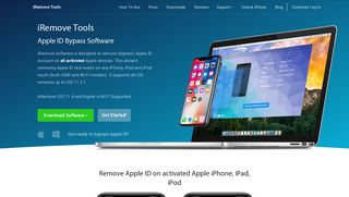 iRemove Software: Bypass (remove) Apple ID (iCloud) Software