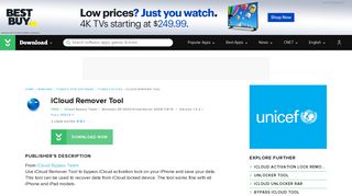 iCloud Remover Tool - Free download and software reviews - CNET ...