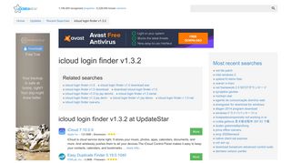 icloud login finder v1.3.2 - UpdateStar.com