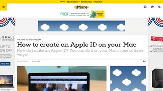 How to create an Apple ID on your Mac | iMore