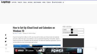 How to Set Up iCloud Email and Calendars on Windows 10
