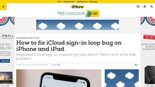 How to fix iCloud sign-in loop bug on iPhone and iPad | iMore