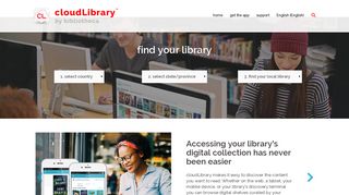 accessing cloudLibrary digital library collection has never been easier