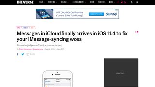 Messages in iCloud finally arrives in iOS 11.4 to fix your iMessage ...