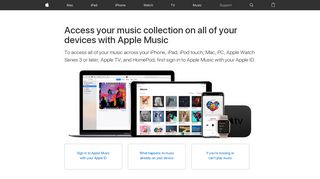 Access your music collection on all of your devices with Apple Music ...