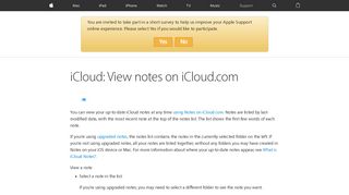 iCloud: View notes on iCloud.com - Apple Support