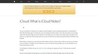 iCloud: What is iCloud Notes? - Apple Support