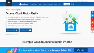 4 Simple Ways to Access iCloud Photos- dr.fone