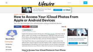How to Access Your iCloud Photos From Apple or Android Devices