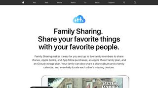 iCloud - Family Sharing - Apple
