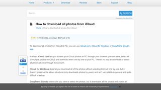 How to download all photos from iCloud - CopyTrans