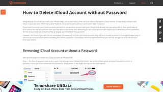 How to Remove iCloud Account without a Password - 2019 Guide
