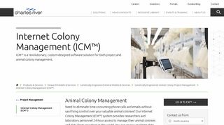 Internet Colony Management (ICM™) | Charles River