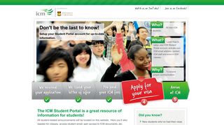 The ICM Student Portal is a great resource of information for ... - Navitas