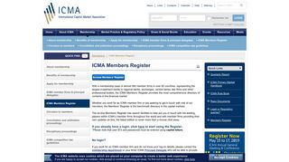 ICMA Members Register - International Capital Market Association
