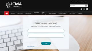 CMA Examination Form - Icmap