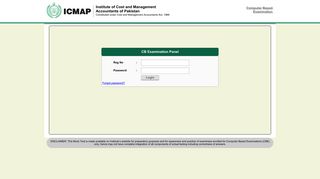 ICMA Pakistan Online Examination System