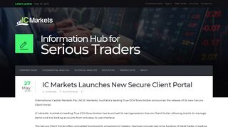 IC Markets Launches New Secure Client Portal | IC Markets | Official ...
