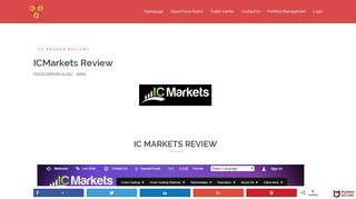 ICMarkets Review – ForexRobotPRO