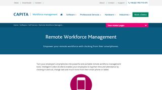 Remote Workforce Management - Capita Workforce Management