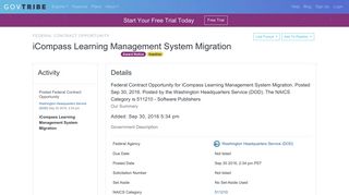 iCompass Learning Management System Migration - GovTribe