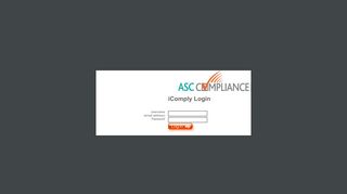 iComply Log-in - ASC Compliance!