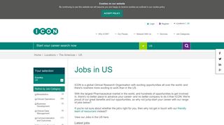 ICON Jobs in the US - ICON Careers - ICON plc