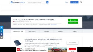 ICON COLLEGE OF TECHNOLOGY AND MANAGEMENT LTD. Free ...