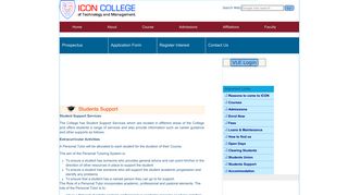 Students Support - ICON College