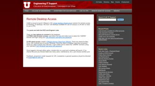 Remote Desktop Access | CoE IT Support - CADE Lab