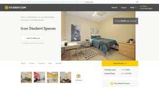 Icon Student Spaces St. Louis, MO Student Housing • Reviews ...