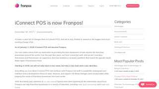 iConnect POS is now Franpos! - Franpos