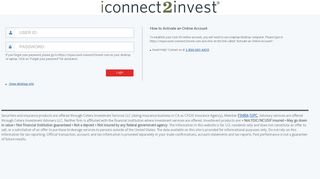 iconnect2invest login