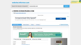 iconscrubs.com at WI. Access Iconscrubs - Website Informer