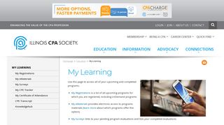 ICPAS My Education - Illinois CPA Society