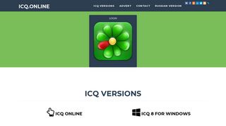 web ICQ online version I seek you