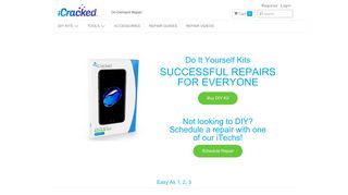 iCracked DIY Screen Replacement Kits and Tools for iPhone and iPad