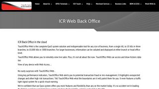 ICR Web Back Office - Touch Epos