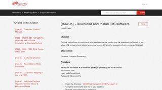 [How-to] - Download and Install ICS software – CXSupport
