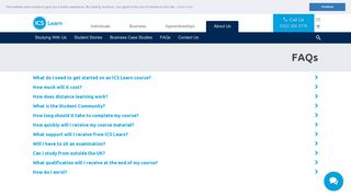FAQs | Online Learning | ICS Learn