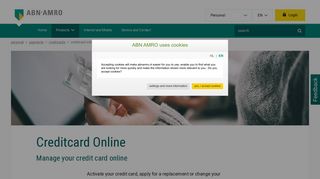 Creditcard Online - ABN AMRO