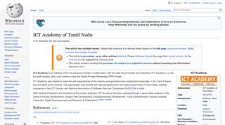 ICT Academy of Tamil Nadu - Wikipedia
