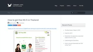 How to get free Wi-Fi in Thailand | Calazan.com