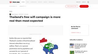 Thailand's free wifi campaign is more real than most expected