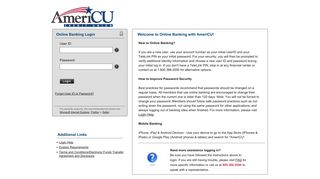 AmeriCU Online Banking