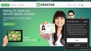 IDCreator.com | Custom Photo ID Cards and Badges | Free ID ...