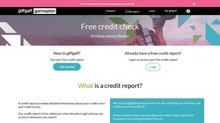 Free Credit Report | Free Credit Score | giffgaff gameplan