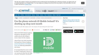 Use the phone network iD Mobile Ireland? It's shutting up shop next ...
